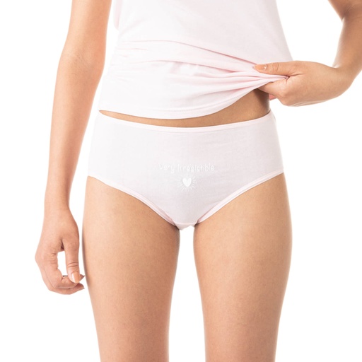 [05-010-20-029-K045-10A] Slip fille VERY IRRESISTIBLE en coton stretch (Rose Clair, 10A)