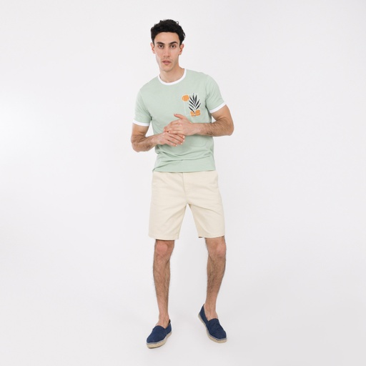 [01-010-18-054-K005-28] Chino short homme - YESSER (Beige, 28)