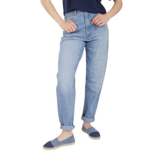 [01-010-01-421-K412-24] Balloon  jeans femme - BAYA (Jeans  Bleu Clair, 24)