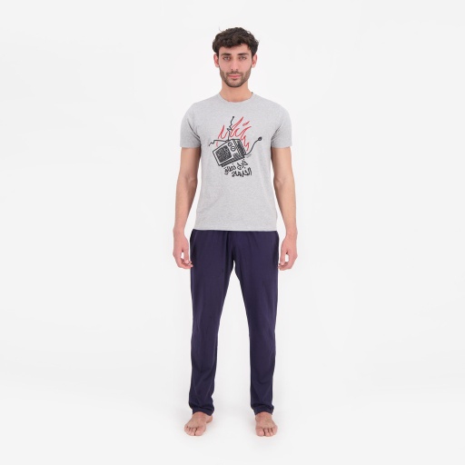 [05-010-16-238-K249-L] Pyjama homme manches courtes خارج نطاق الخدمة (L)