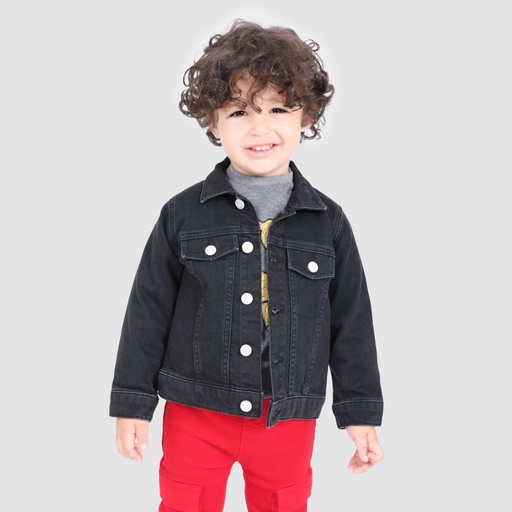 [01-010-10-052-K160-12-18MOIS] Veste bébé en jeans (12-18M)