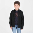 Chemise garçon avec poche poitrine en jeans