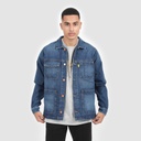 Workwear jacket homme en jeans-WAEL