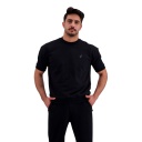 Sweat homme manches courtes avec côte