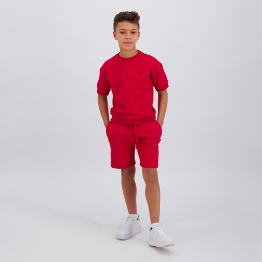 [05-010-36-141-K049-10/12A] Sweat garçon manches courtes avec broderie (10/12A)