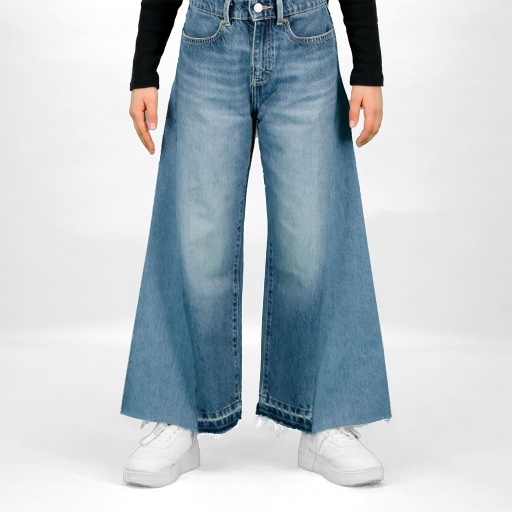 Baggy Jeans Unisexe Enfant Bi-couleurs
