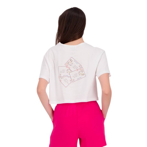 [05-010-02-607-K000-L] T-shirt crop femme manches courtes POSTCARD (L)