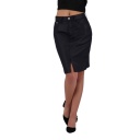 Jupe mini femme effet cuir- MIRA