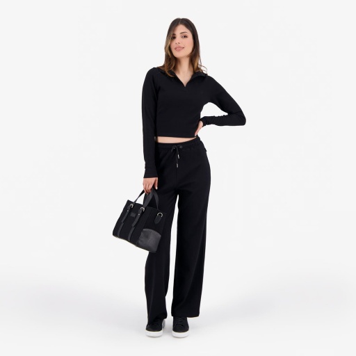 [05-010-15-072-K040-L] Polo côtelé femme manches longues (L)