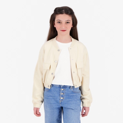 [05-010-90-025-K005-10/12A] Bombers crop fille avec détails élastique (10/12A)