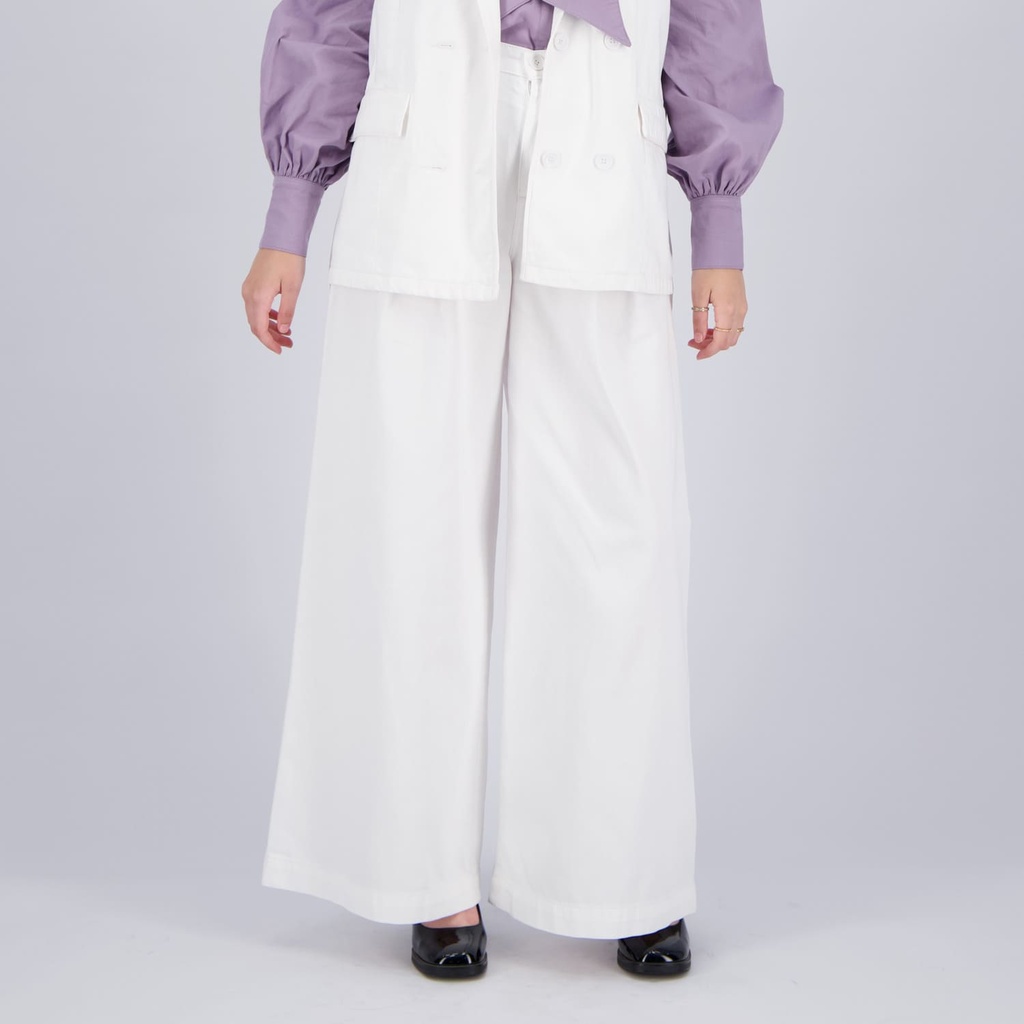 Chino wide leg femme - CHEDIA