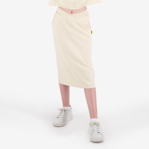 Jupe maxi fille avec bande à la taille croisée