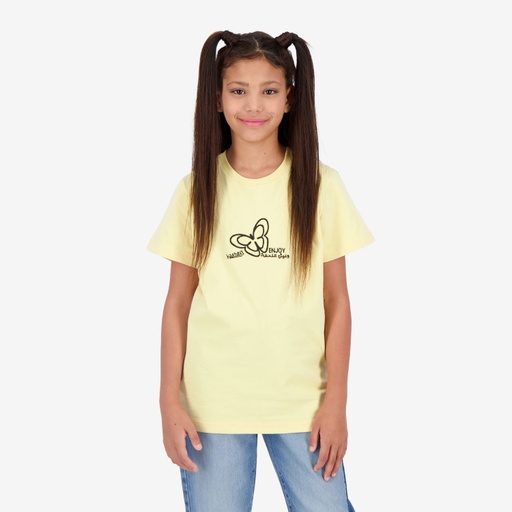 [05-010-02-802-K033-10-12A] T-shirt fille  ENJOY وعيش اللحظة (10-12A)