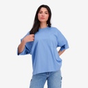 T-shirt  oversized sur taille  avec poche  plaqué