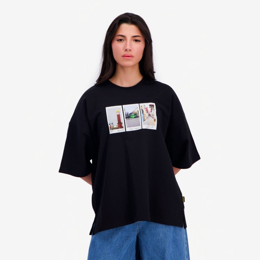 [05-010-36-218-K040-L] Sweat boxy femme المدينة العربي, محطة برشلونة ا,لمنڨالة (L)