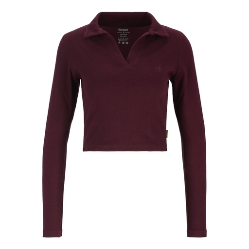 [05-010-15-078-K486-L] Polo côtelé femme manches longues (L)