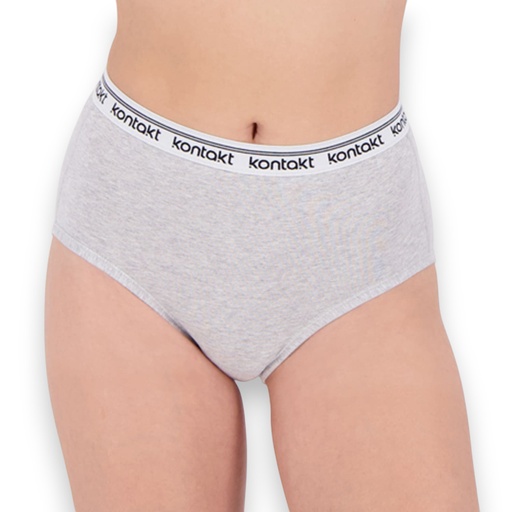 [05-010-142-002-K025-L] Hipster femme en coton stretch (Gris Chiné, L)