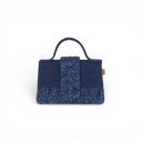 Sac Bambino femme en jeans et cuir