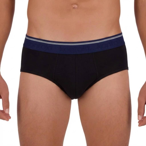 [05-010-20-054-K040-L] Slip Midi en coton stretch (Noir, L)