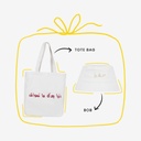 Pack cadeau tote bag &amp; bob