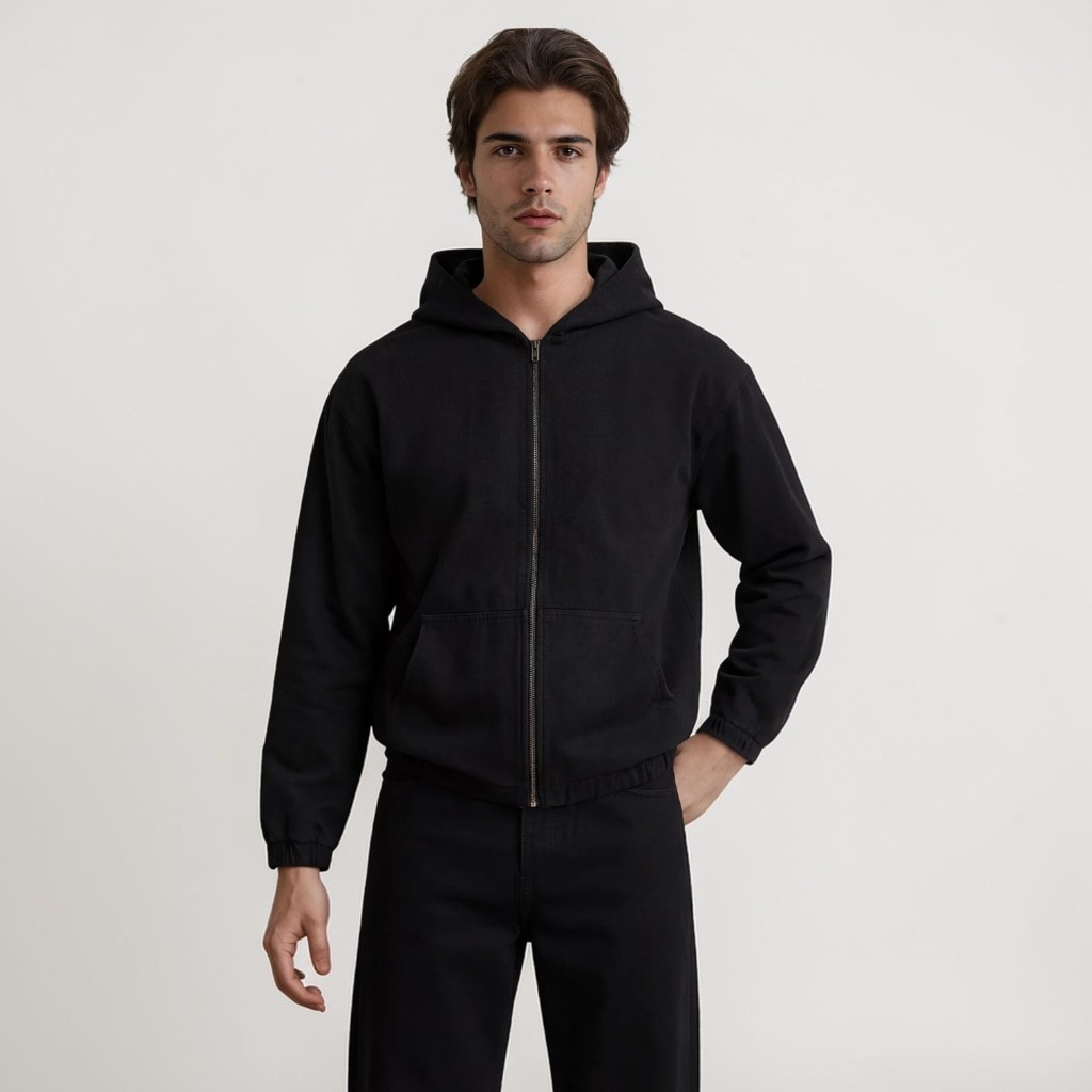 Bombers oversized unisexe à capuche