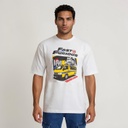 T-shirt oversized unisexe manches courtes FAST AND FURIOUS