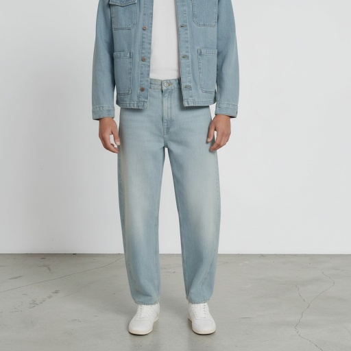 [01-010-01-588-K412-26] Barrel jeans unisexe-BIBOO (26)