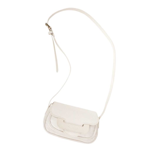 Sac bandoulière en cuir - SAGHIRA - Jeans Noir