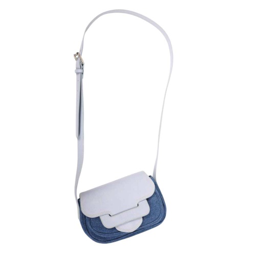 Sac bandoulière en jeans - SAGHIRA - Jeans Noir