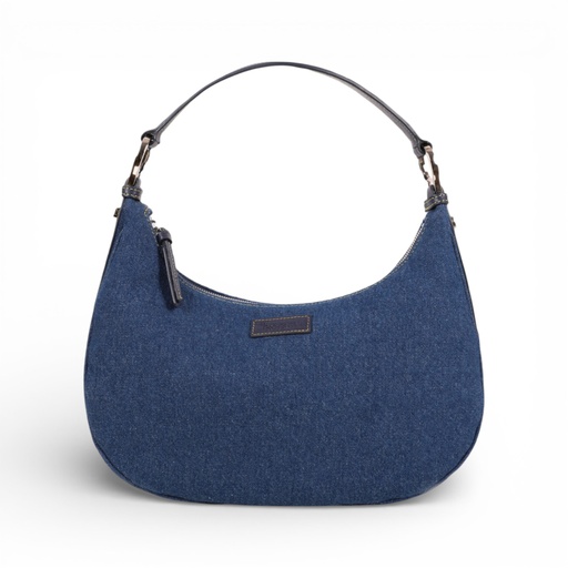 Sac demi lune en jeans - HLEL - Jeans Gris