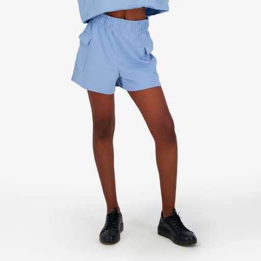 Short cargo femme en molleton