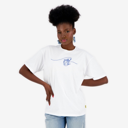 T-shirt oversized femme manches courtes حوت