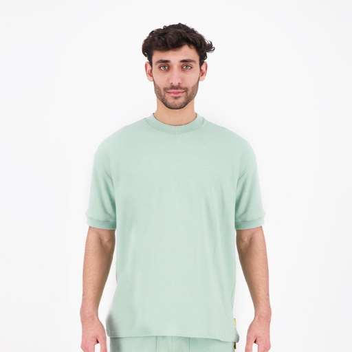 Sweat homme manches courtes avec broderie