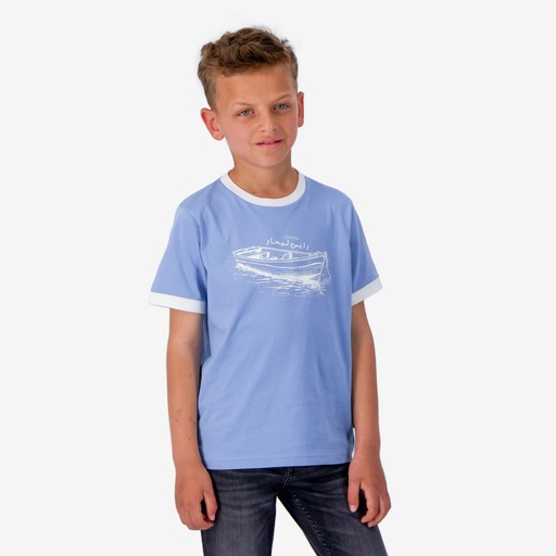 T-shirt flammé garçon manches courtes  رايس الابحار