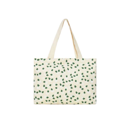 Tote bag unisexe en jeans FELL - Blanc